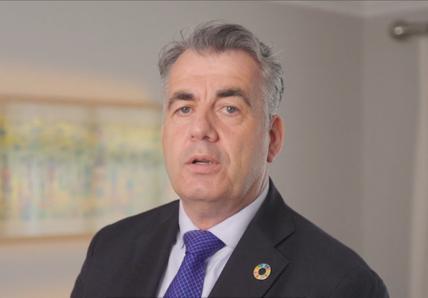 Chief Executive of the Mental Health Commission, John Farrelly, in a still from the MHC's Annual Report 2025 video